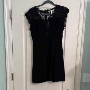 BCBGeneration Black Lace Mini Dress